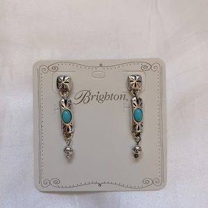 BNWT Brighton prairie turquoise earrings